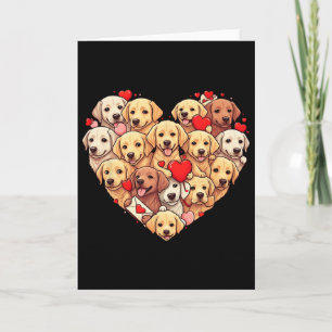 Grappige Labrador Retriever Hart Valentijn Labrado Kaart