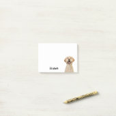 Grappige Labrador Retriever Hond Gepersonaliseerde Post-it® Notes (Op bureau)