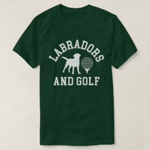 Grappige Labradors & Golf Hond Liefhebber Cadeau v T-shirt