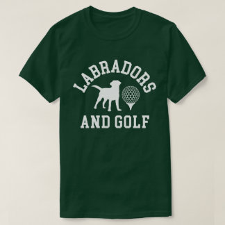 Grappige Labradors & Golf Hond Liefhebber Cadeau v T-shirt