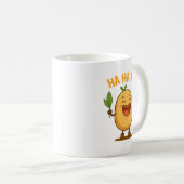 Grappige Lachende Aardappelmok Koffiemok (Voorkant rechts)