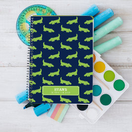 Grappige lachende alligators notitieboek