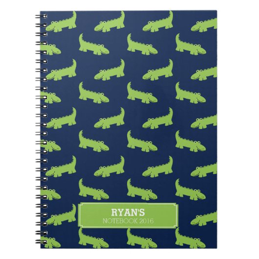 Grappige lachende alligators notitieboek (Voorkant)