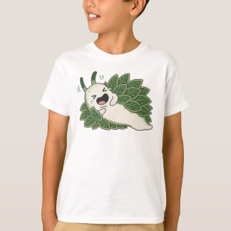 Grappige Lachende Blad Zee Slak Cartoon Lieve Ocea T-shirt