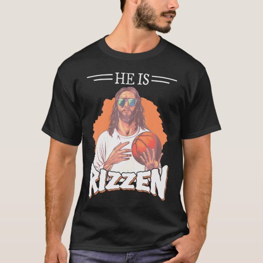 Grappige lachende Jezus met ijs voor zoetigheden l T-shirt (Voorkant)