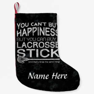 Grappige Lacrosse Design Kerstkous Kleine Kerstsok