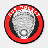 Grappige Lacrosse Goalie Gift Magneet (Voorkant)