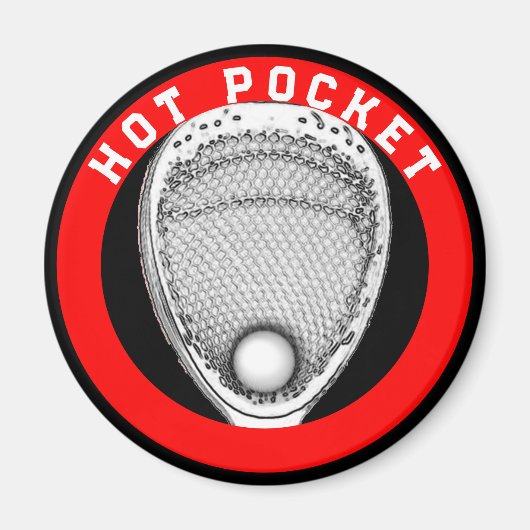 Grappige Lacrosse Goalie Gift Magneet (Voorkant)