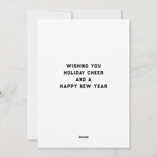 Grappige Lacrosse Kerstmis Feestdagenkaart (Achterkant)