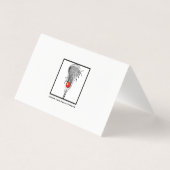 Grappige Lacrosse Kerstmis Kaart (Achterkant)