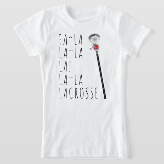 Grappige Lacrosse Kerstmis T-shirt (Laagn)