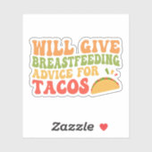 Grappige lactatie consultant lactatie adviseur sticker (Vel)