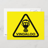 Grappige Lads Curry Night Spicy Food Party Uitnodi Briefkaart (Voorkant / Achterkant)