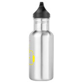 Grappige Lage Batterij RVS Fles (Rechts)