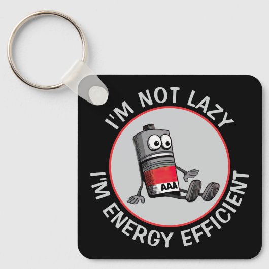 Grappige lage batterij sleutelhanger (Voorkant)