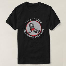 Grappige lage batterij t-shirt