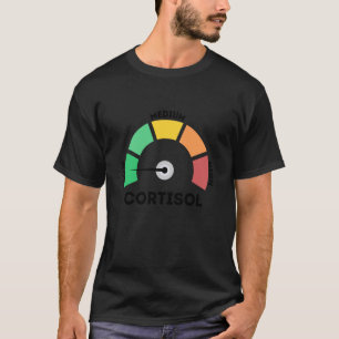 Grappige Lage Cortisol Niveaus Meme T-shirt