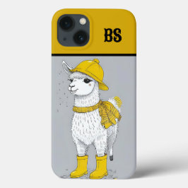 Grappige lama in regenlaarzen - Beach Humor Case-Mate iPhone Case