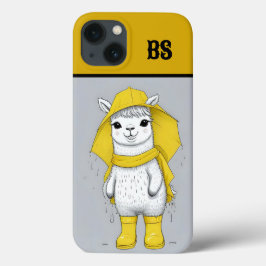 Grappige lama in regenlaarzen - Beach Humor Case-Mate iPhone Case