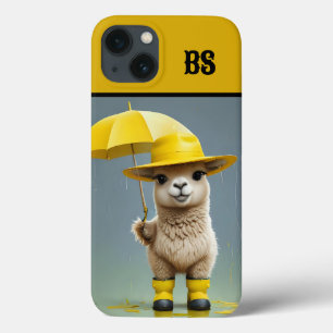 Grappige lama in regenlaarzen - Beach Humor Case-Mate iPhone Case