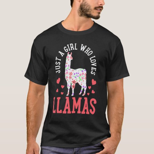 Grappige Lama Liefde T-shirt (Voorkant)