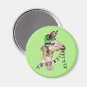 grappige lama magneet (Voorkant / Achterkant)