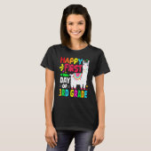 Grappige Lama Onderwijzer Team Derde Leerjaar Squa T-shirt (Voorkant volledig)