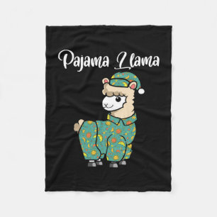 Grappige lama pyjama lama bedtijd pyjama alpaca fleece deken