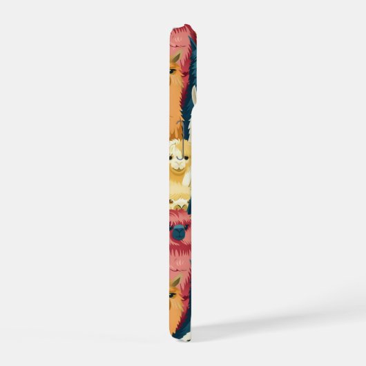 Grappige Lamas iPhone Case iPhone 15 Case (Rechterkant)