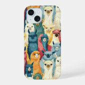 Grappige Lamas iPhone Case iPhone 15 Case (Achterkant)