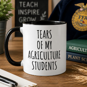 Grappige landbouwleraren mok FFA instructeur cadea