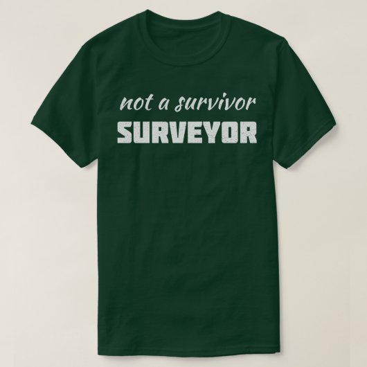 Grappige landmeter t-shirt (Design voorkant)