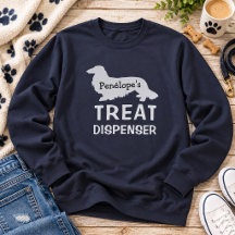 Grappige langharige Dachshund SNACK MACHINE