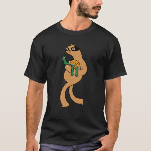 Grappige langzame luiaard schildpad t-shirt