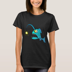 Grappige lantaarnvis t-shirt