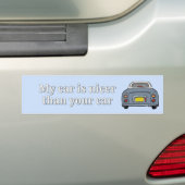 Grappige Lapis Figaro Auto is leuker Bumpersticker (Op auto)