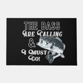 Grappige Largemouth Bass Vist Quote Welkomstmat Deurmat