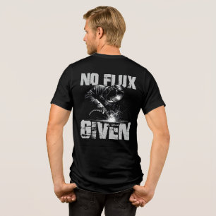 Grappige lasser geen flux gegeven Mannen Tri-Blend Shirt