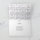 Grappige late kerst en vrolijke nieuwjaar Kaart (Binnen)