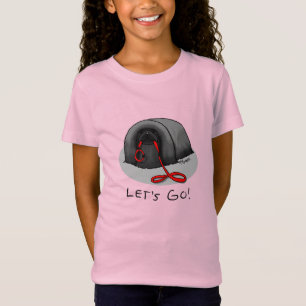 Grappige Laten we gaan! voor een wandeling Pekinge T-shirt