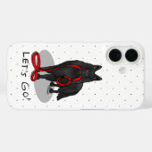Grappige Laten we gaan! Wandelende Belgische Herde Case-Mate iPhone Case (Achterkant (horizontaal))