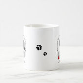 Grappige Laten we gaan! Wandelende Belgische Herde Koffiemok (Center)