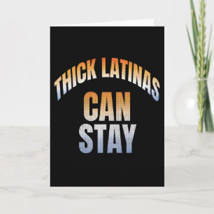 Grappige Latina trots dikke Latinas kunnen lichaam Kaart