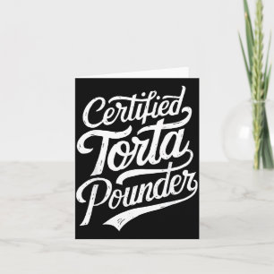 Grappige Latino Gecertificeerde Torta Onder Mexica Kaart