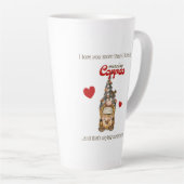 Grappige Latte Mok – Kabouter Koffie Cadeau voor V (Rechterhoek)