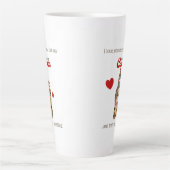 Grappige Latte Mok – Kabouter Koffie Cadeau voor V (Voorkant)