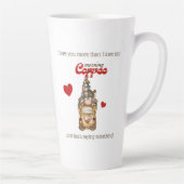 Grappige Latte Mok – Kabouter Koffie Cadeau voor V (Rechts)
