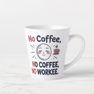 Grappige Latte Mok voor koffieliefhebbers