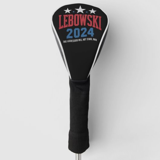 Grappige Lebowski politieke verkiezingen 2024 Golfheadcover (Voorkant)