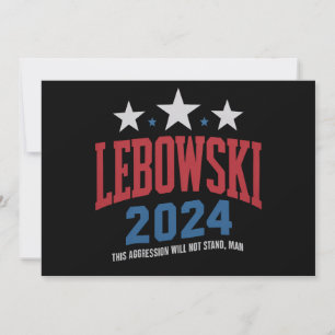 Grappige Lebowski Politieke Verkiezingsstem 2024 Kaart
